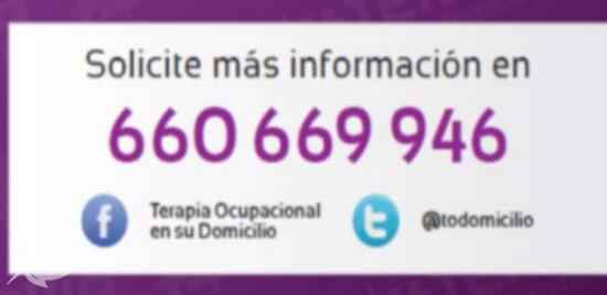 Terapia / Terapeuta Ocupacional a domicilio.Madrid