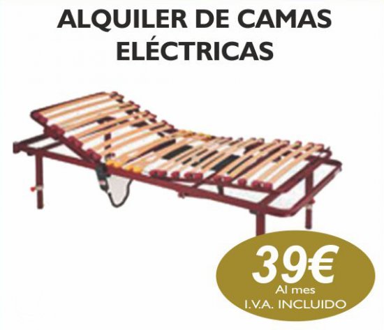 alquiler CAMAS GERIATRICAS ORTOPEDICAS 915021325