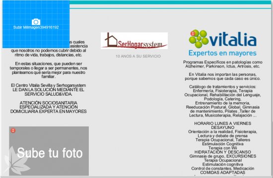 Vitalia Sevilla & Serhogarsystem