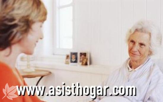 Servicio doméstico para el cuidado de mayores.