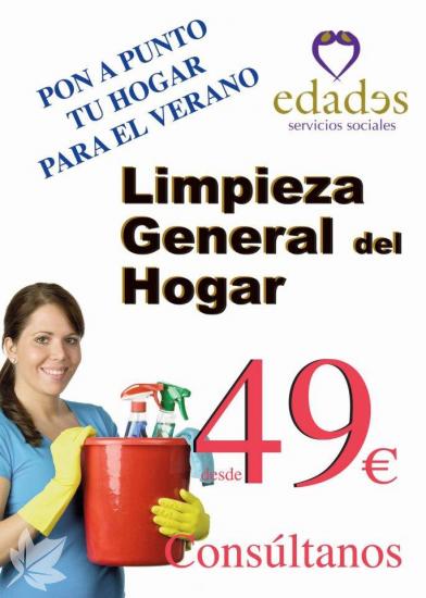 Limpieza General del hogar desde 49€