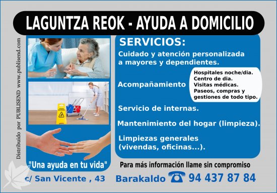 Asistencia domiciliaria y cuidado mayores