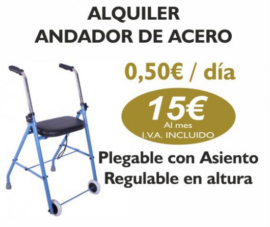 ALQUILER MATERIAL ORTOPEDICO GERIATRICO barato