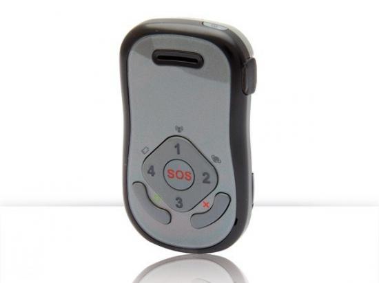 Teléfono localizador GPS con pulsador SOS